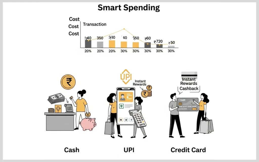 Cash, UPI या Credit Card पैसों की बचत में कौन सा तरीका है सबसे बेहतर?
