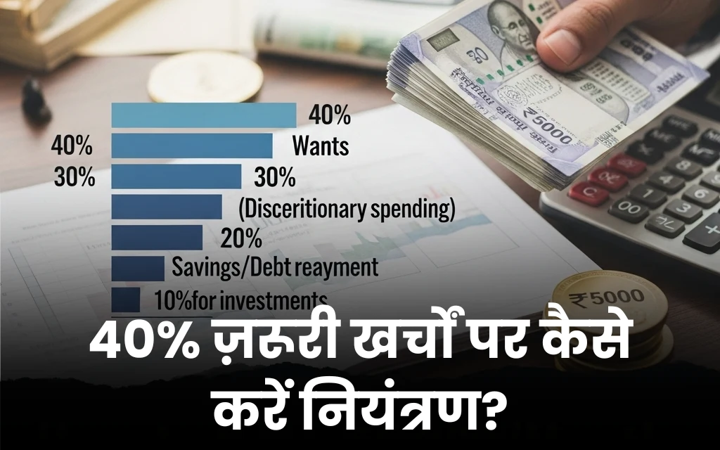 40% ज़रूरी खर्चों पर कैसे करें नियंत्रण?