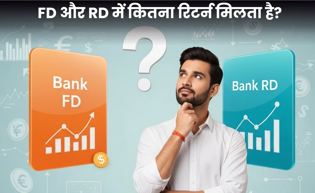 FD और RD में कितना रिटर्न मिलता है?