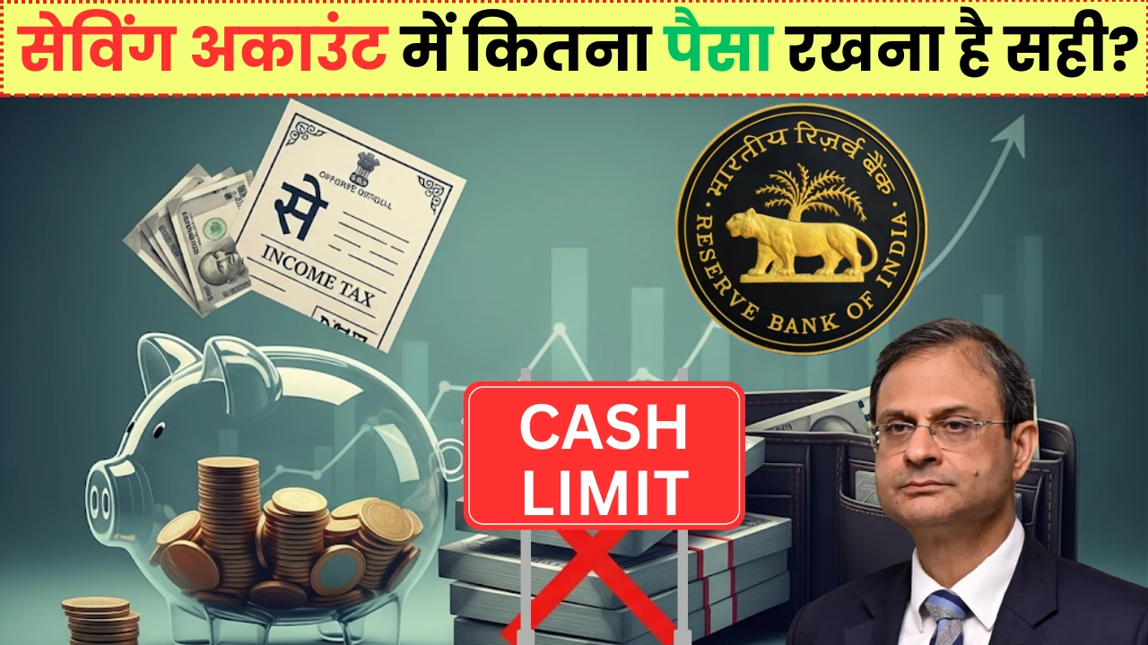 Saving Account Cash Limit
